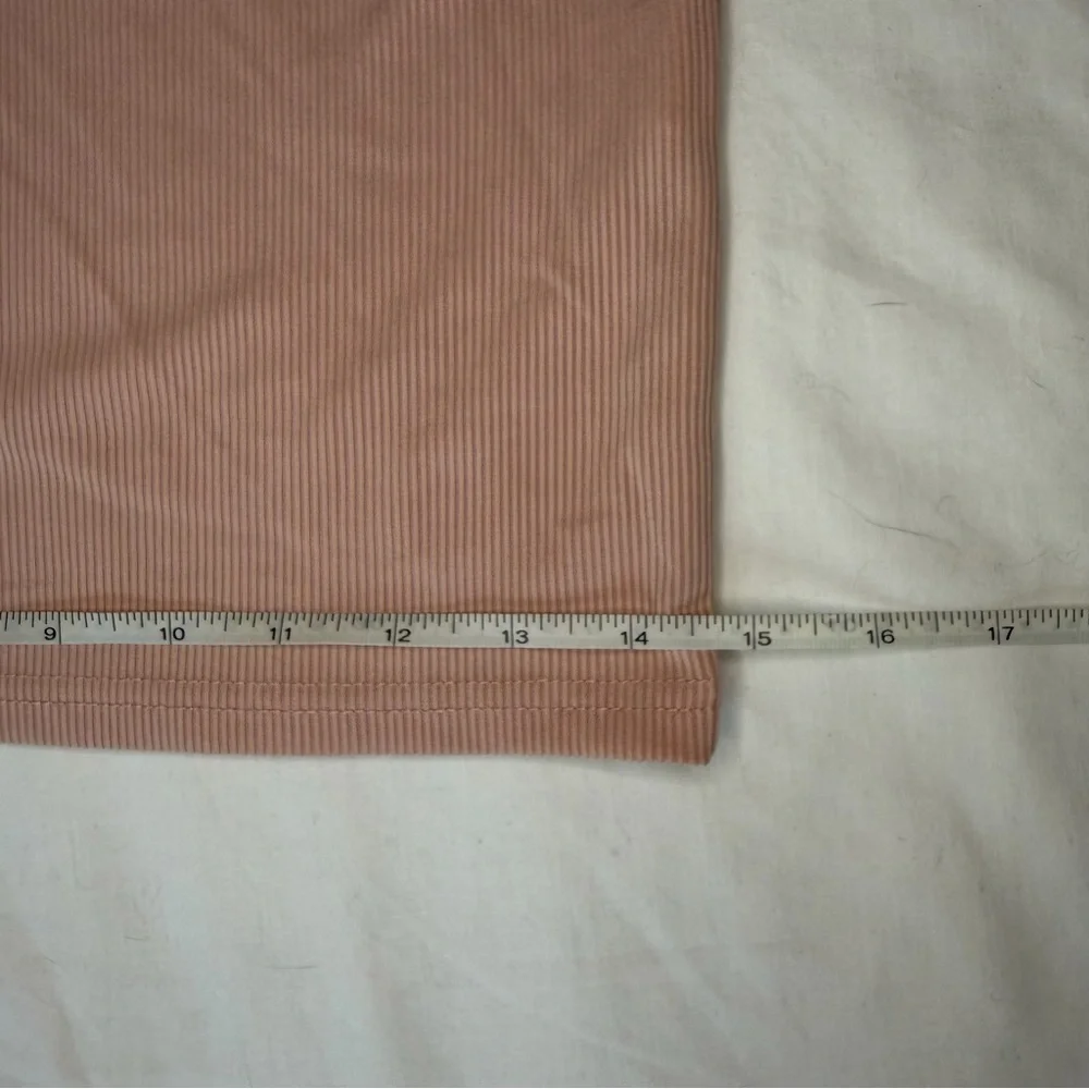 Blush Pink Ribbed Dress - Picture 7 of 13